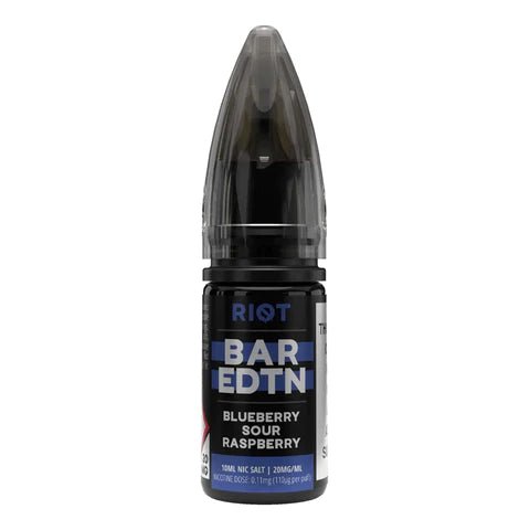 Riot Bar EDTN Nic Salt 10ml E-Liquids Pack of 10 -Vape Puff Disposable