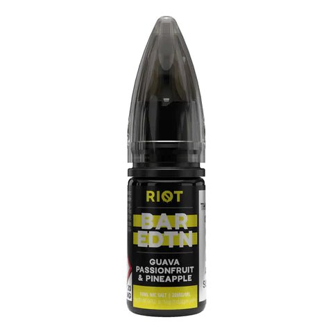 Riot Bar EDTN Nic Salt 10ml E-Liquids Pack of 10 -Vape Puff Disposable