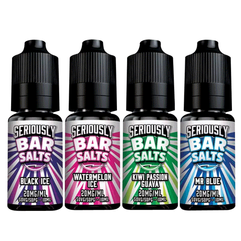 Seriously Bar Salts Doozy Vape Co Nic Salt 10ml E-Liquids Pack of 10 -Vape Puff Disposable