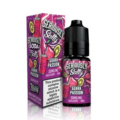 Seriously Salty Soda Nic Salts 10ml E-Liquids Pack of 10 -Vape Puff Disposable