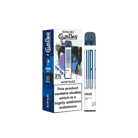 Smok Club Bar 600 Puffs Disposable Vape - Box of 10 -Vape Puff Disposable