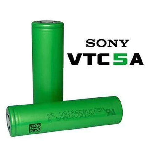 Sony VTC5A 18650 Rechargeable Vape Battery - 2500mAh 20A -Vape Puff Disposable