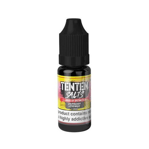 Ten Ten Nic Salt 10ml E-Liquids Pack of 10 -Vape Puff Disposable