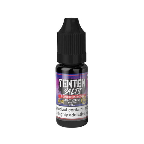 Ten Ten Nic Salt 10ml E-Liquids Pack of 10 -Vape Puff Disposable