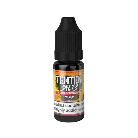 Ten Ten Nic Salt 10ml E-Liquids Pack of 10 -Vape Puff Disposable