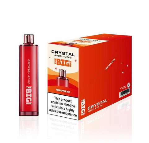 The Big One Crystal 4000 Disposable Vape Pod (Box of 10) -Vape Puff Disposable