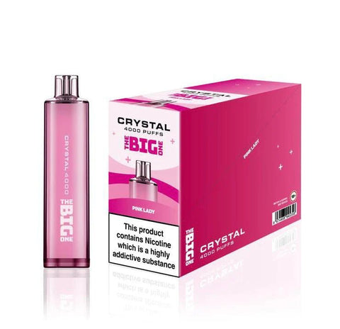 The Big One Crystal 4000 Disposable Vape Pod (Box of 10) -Vape Puff Disposable