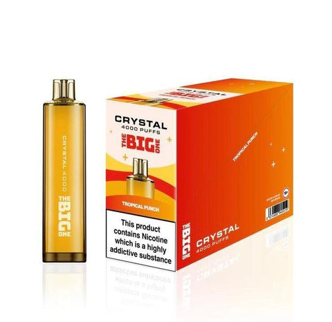 The Big One Crystal 4000 Disposable Vape Pod (Box of 10) -Vape Puff Disposable