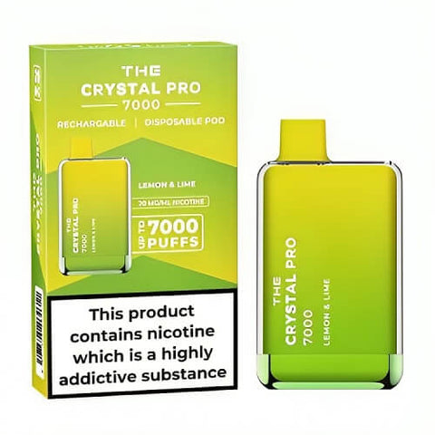 The Crystal Pro 7000 Disposable Vape Pod Device – Box of 10 -Vape Puff Disposable