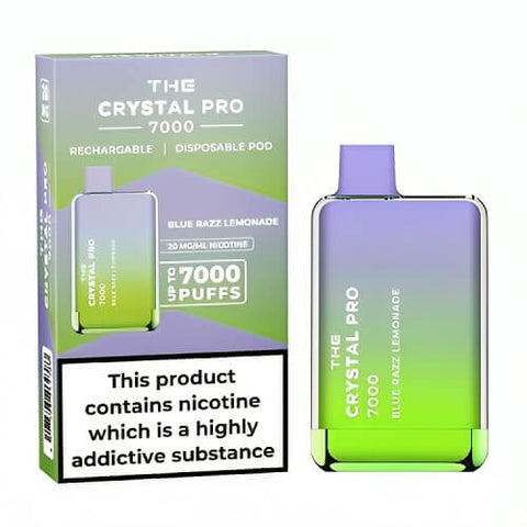 The Crystal Pro 7000 Disposable Vape Pod Device – Box of 10 -Vape Puff Disposable